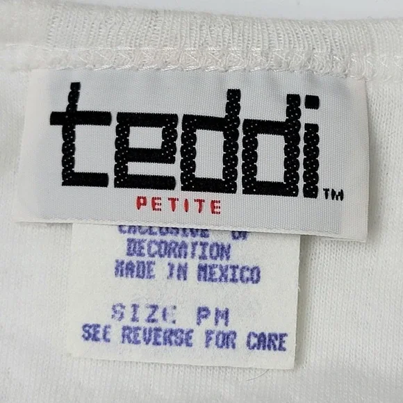 Vintage 90s Teddi NEW Women's M Petite Blue White Gingham Grannycore  Maxi Dress - Picture 12 of 16